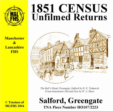 1851 Census Returns for Salford, Greengate