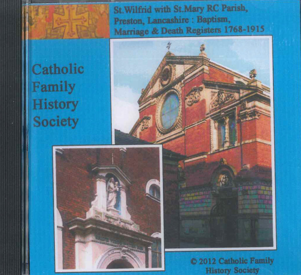 Preston, St Wilfrid with St Mary (RC) Church: B M D (Download)